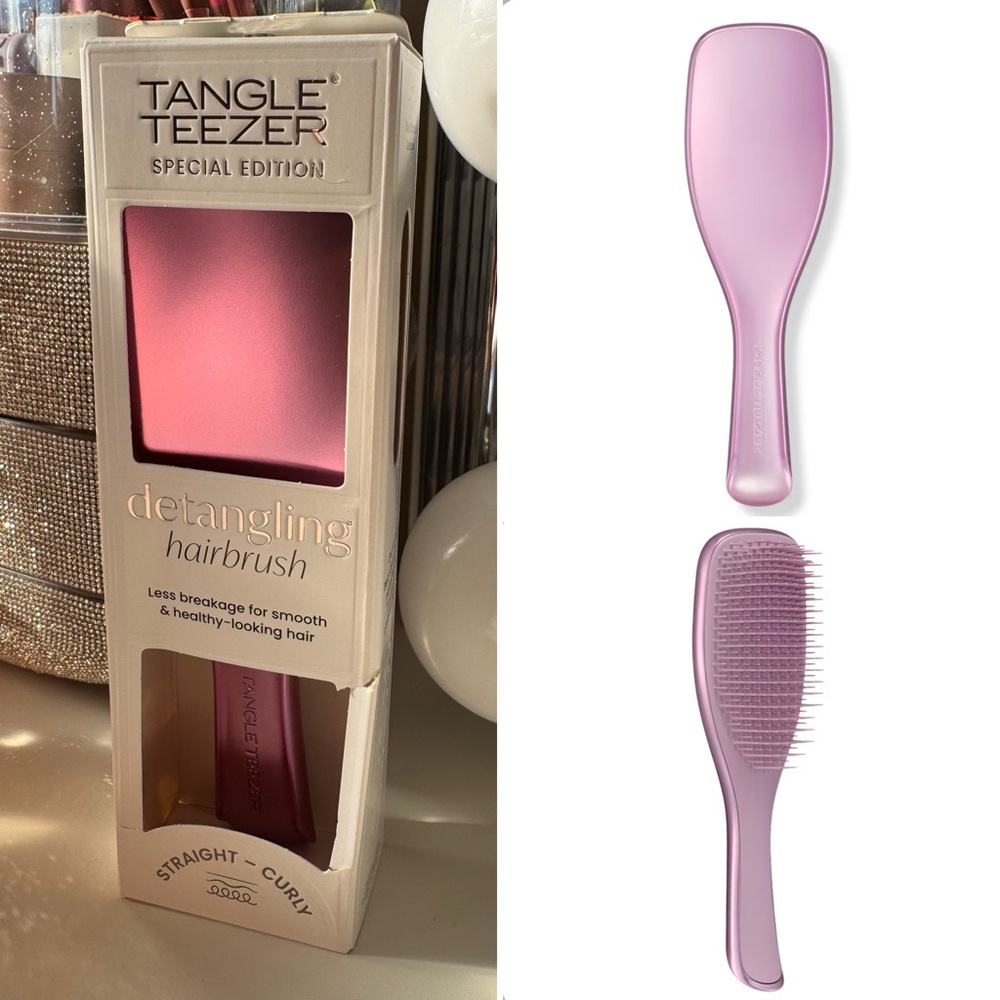 Tangle Teezer Special Edition Detangling Hairbrush The Chrome Ultimate Detangler
